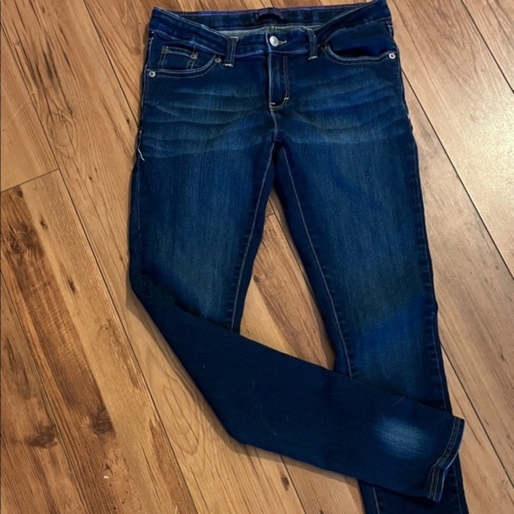 Levi's Girls Deep Indigo Logo Red Tab 5 Pocket Skinny Jeans